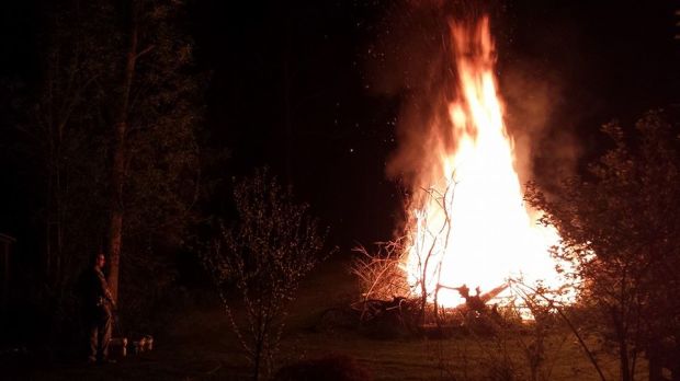 Ready with the bucket brigade.