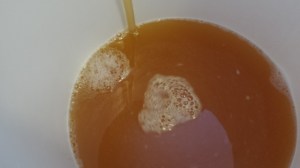 Hard cider. Just look at that color!