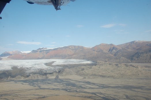Terminal moraine on Axel Heiberg Island. 