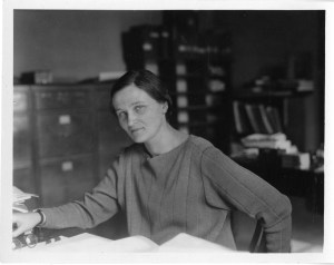 Cecilia Payne-Gaposchkin at work.