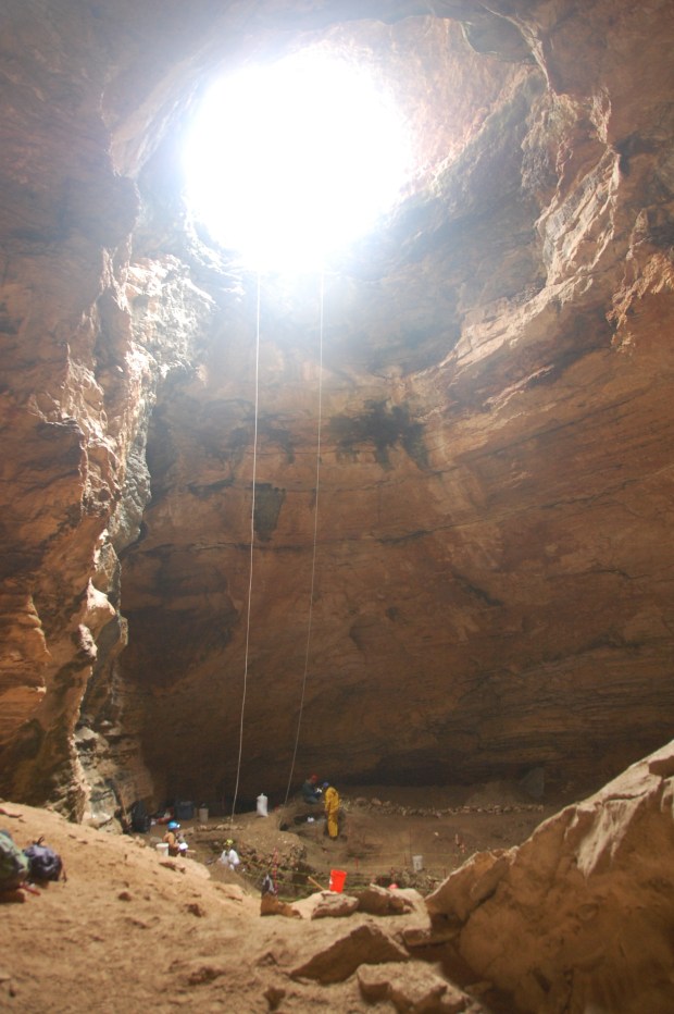 It's a long way down.