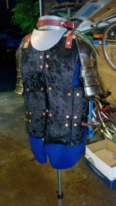 The back of the new armor.