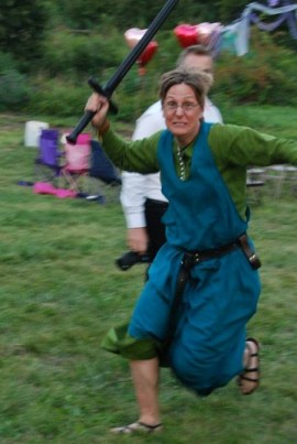 Don't mess with me. I have a sword.