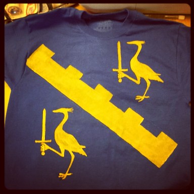 The front of the T-shirt