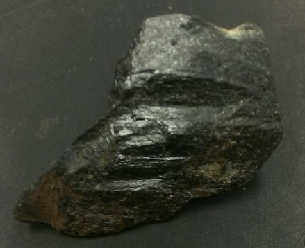 This mineral is part of the group of minearls called amphiboles. Specifically, this is hornblende.