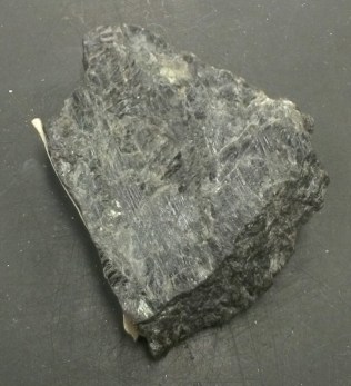 At the dark end of the plagioclase scale is this mineral. It has lots of calcium and little sodium.