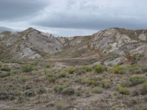 Can you spot the folded rocks on the left side of this photo?