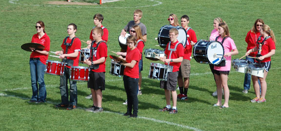 The Pal-Mac marching band accompanied the parade.