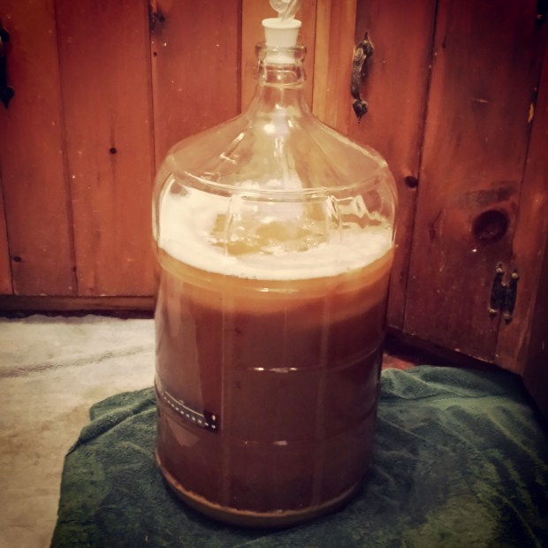 Yeast added. Let's go!