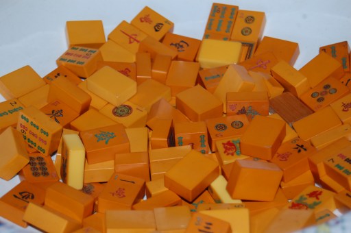 Mahjong tiles. All rights reserved.
