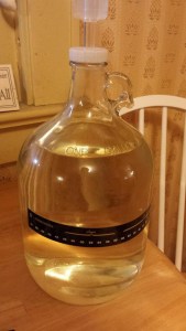 The Peep mead before I pitched the yeast.