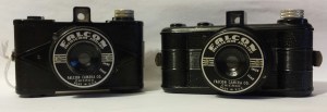 Two Falcon Minicam Juniors with different body styles - c1938.