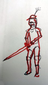 My quick sketch of Schrankhut