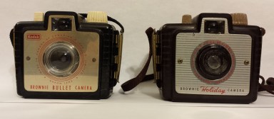 Two plastic Brownies.