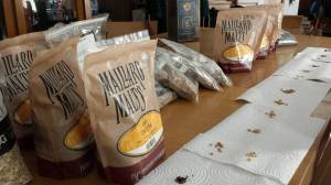 All the malts for tasting.