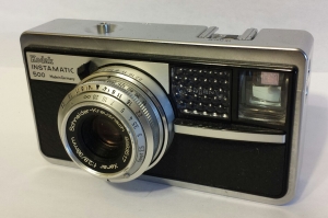 Most Instamatics were rather cheaply made in the USA, but the Instamatic 500 was made in Germany with high-quality glass.