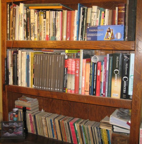 Every book here is related to cameras or to photography.