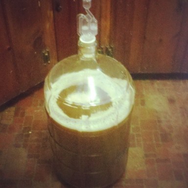 Right after adding the yeast.