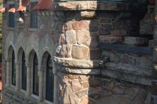 Stonework at Singer Castle. All rights reserved.