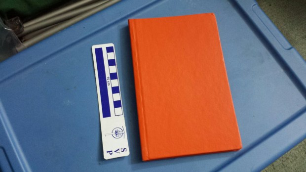 One of the many notebooks I have. And a scale... For scale.
