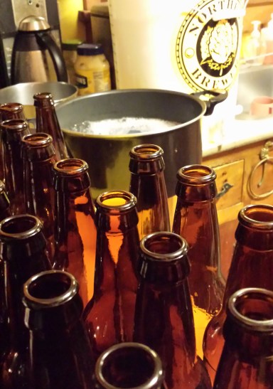 That's a bucket and a pan of sanitizer.